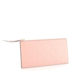 Louis Vuitton
Felicie Zip Pouch Insert Monogram Empreinte Leather Pink